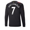 Herren Fußballbekleidung Manchester City Joao Cancelo #7 Auswärtstrikot 2022-23 Langarm